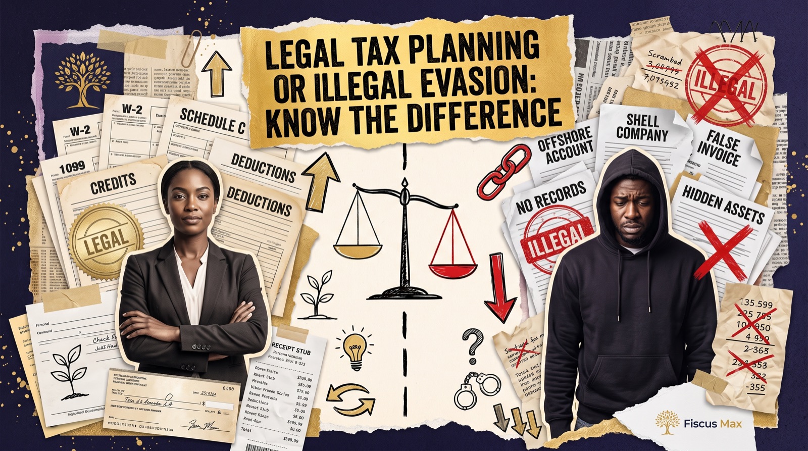 The Difference Between Tax Avoidance and Tax Evasion